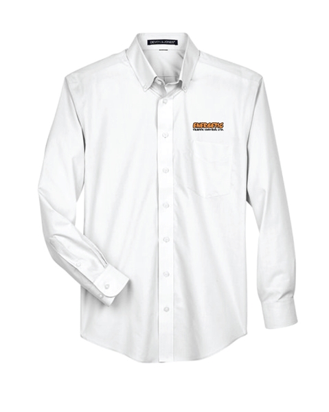 Picture of Energetic Traffic Control White Long Sleeve Dress Shirt