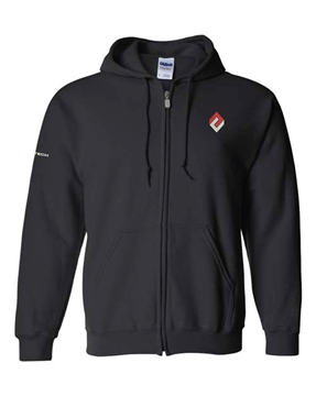 Picture of Protech Traffic Black Full-Zip Hooded Sweatshirt
