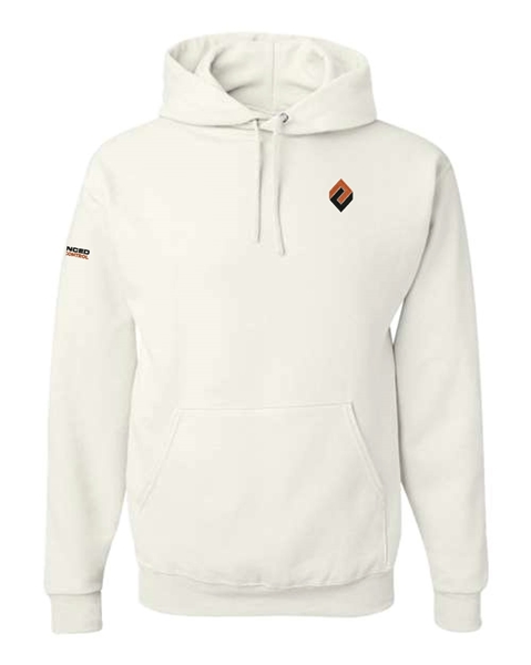 Picture of Advance Traffic Control White Fleece Hooded Sweatshirt 