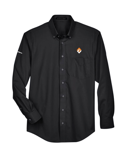 Picture of Universal Traffic Black Long Sleeve Dress Shirt