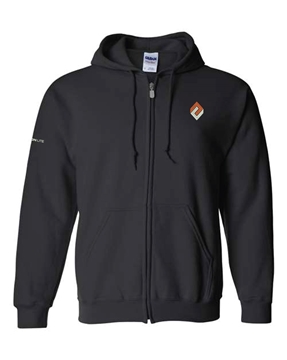 Picture of Beacon Lite Black Full-Zip Hooded Sweatshirt
