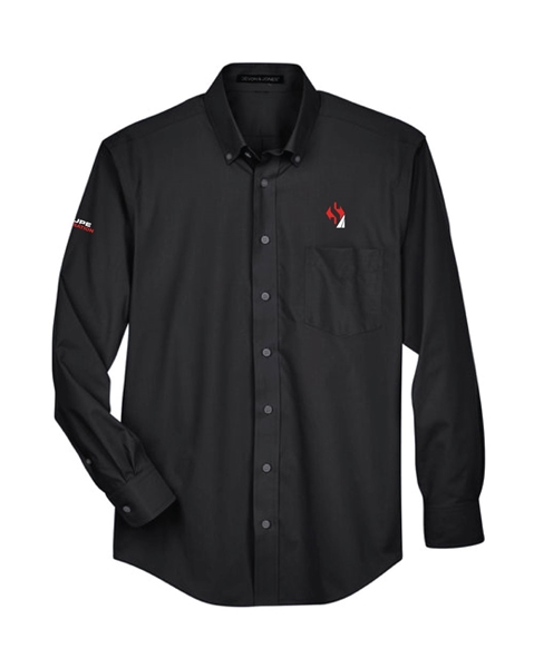 Picture of Chemise habillée noire à manches longues