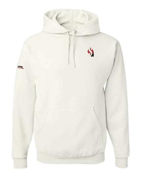 Picture of Sweatshirt à capuche en molleton blanc 