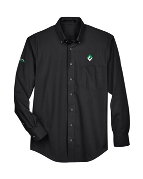 Picture of Earth Enterprises Black Long Sleeve Dress Shirt