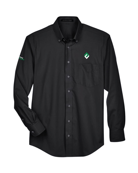 Picture of Earth Enterprises Black Long Sleeve Dress Shirt