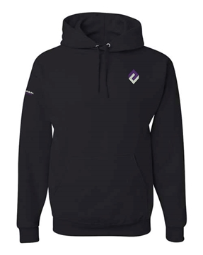 Picture of Universal Health + Safety Black Fleece Hooded Sweatshirt 