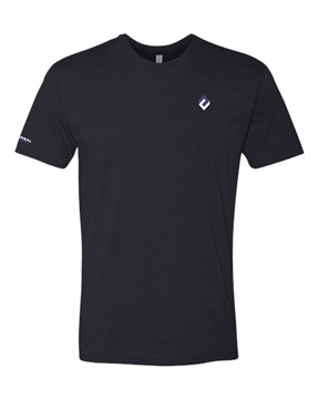 Picture of Universal Health + Safety Black Crewneck T-Shirt
