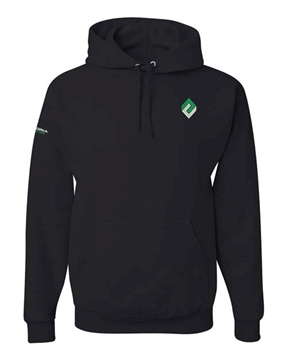 Picture of Victoria Contracting Black Fleece Hooded Sweatshirt 