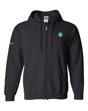 Picture of Victoria Contracting Black Full-Zip Hooded Sweatshirt