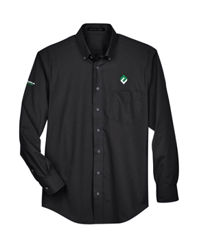 Picture of Victoria Contracting Black Long Sleeve Dress Shirt