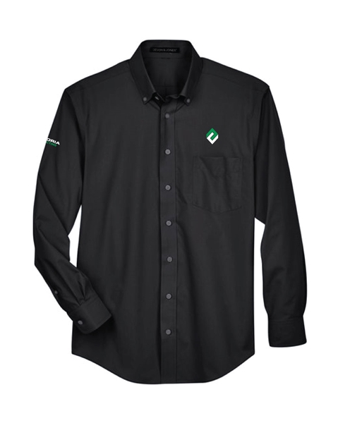 Picture of Victoria Contracting Black Long Sleeve Dress Shirt