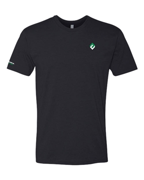 Picture of Victoria Contracting Black Crewneck T-Shirt