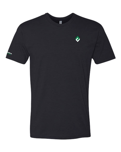 Picture of Victoria Contracting Black Crewneck T-Shirt