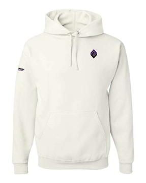 Picture of Universal Health + Safety White Fleece Hooded Sweatshirt 