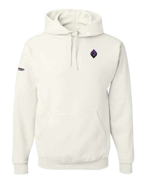Picture of Universal Health + Safety White Fleece Hooded Sweatshirt 