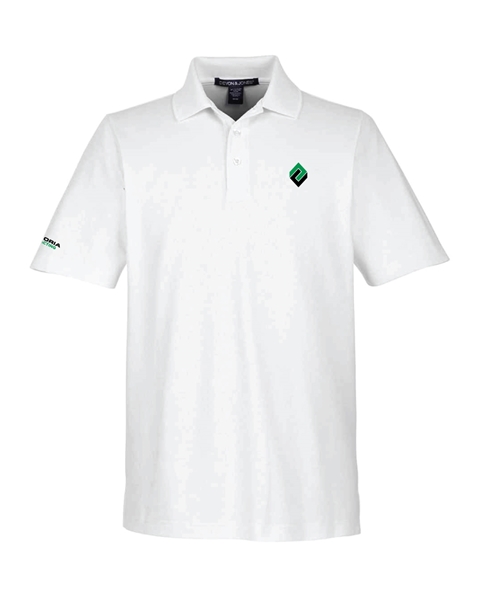 Picture of Victoria Contracting Plaited Polo (White)